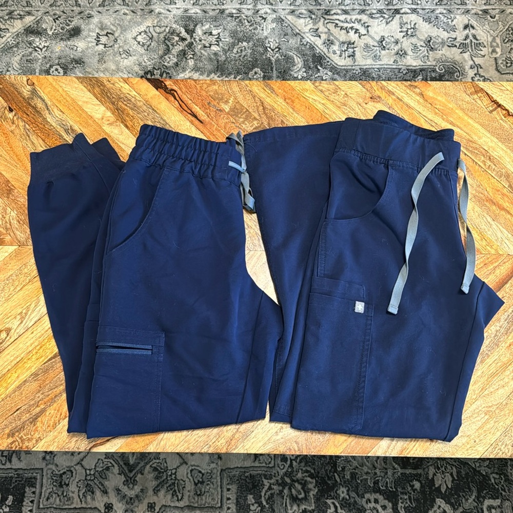 Figs Navy Scrub Pants
